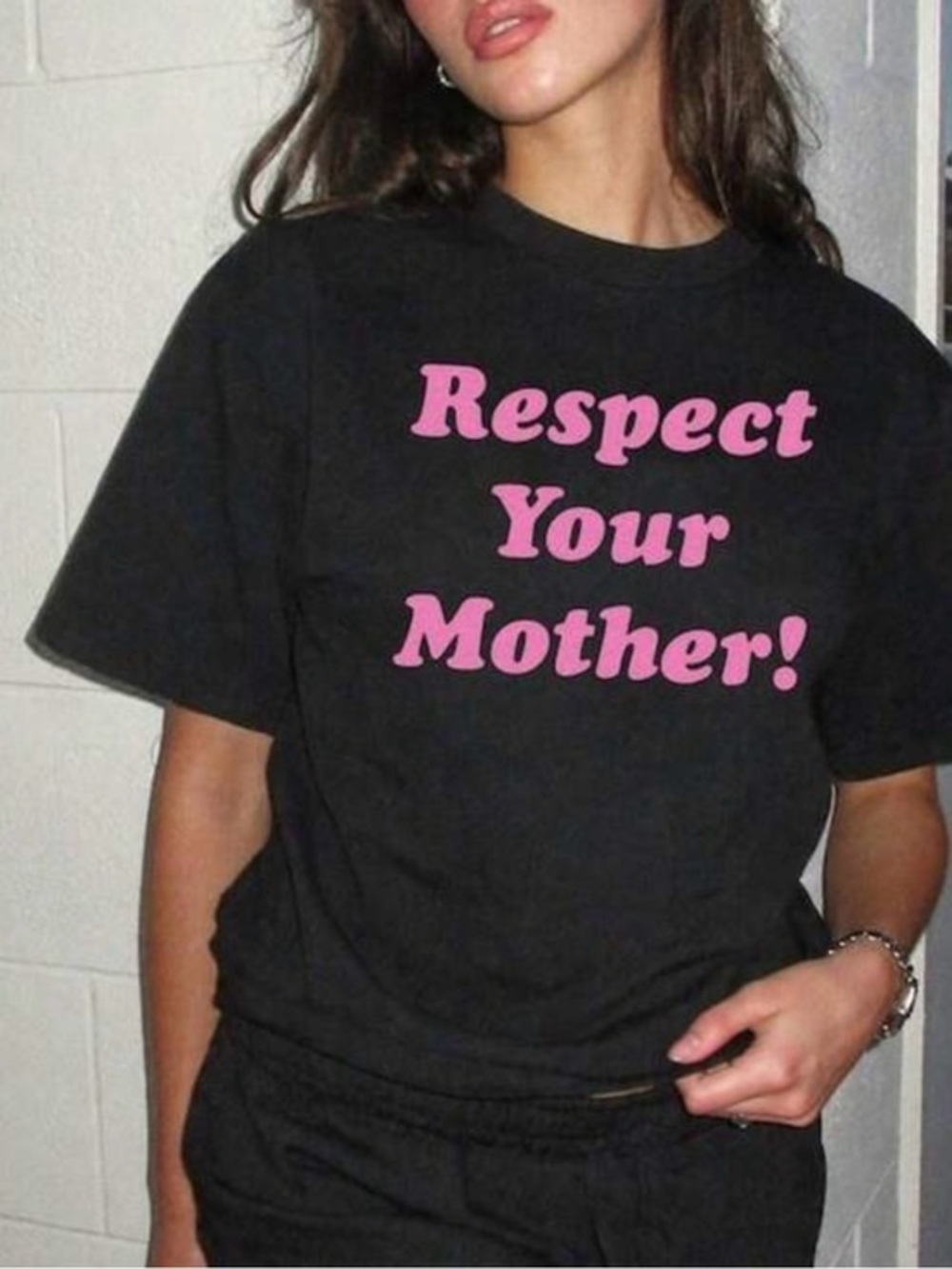 Harry Styles Respect Your Mother! Graphic Tee Size Large